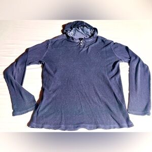 Volcom Men's Thermal Hooded Henley Shirt